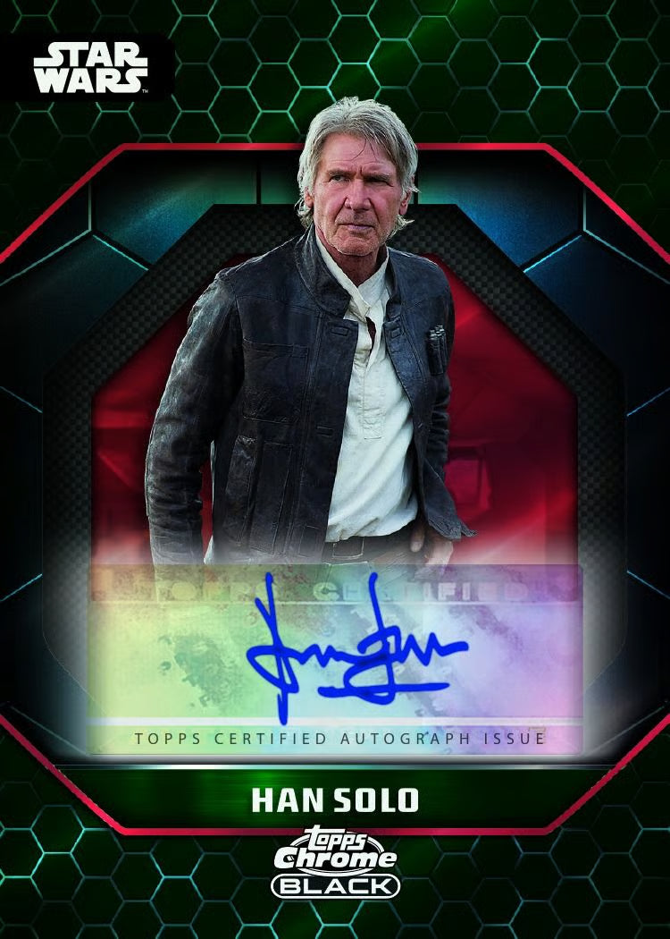 2024 TOPPS CHROME BLACK STAR WARS BOX