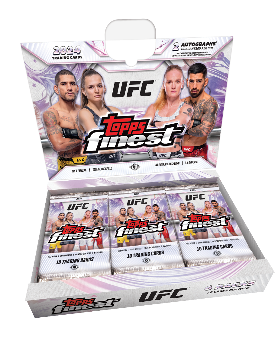 2024 TOPPS FINEST UFC - HOBBY BOX