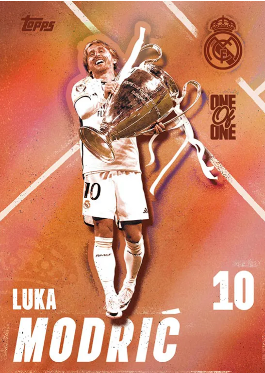 2024-25 TOPPS REAL MADRID TEAM SET BOX