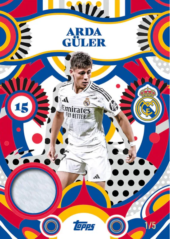 2024-25 TOPPS REAL MADRID TEAM SET BOX