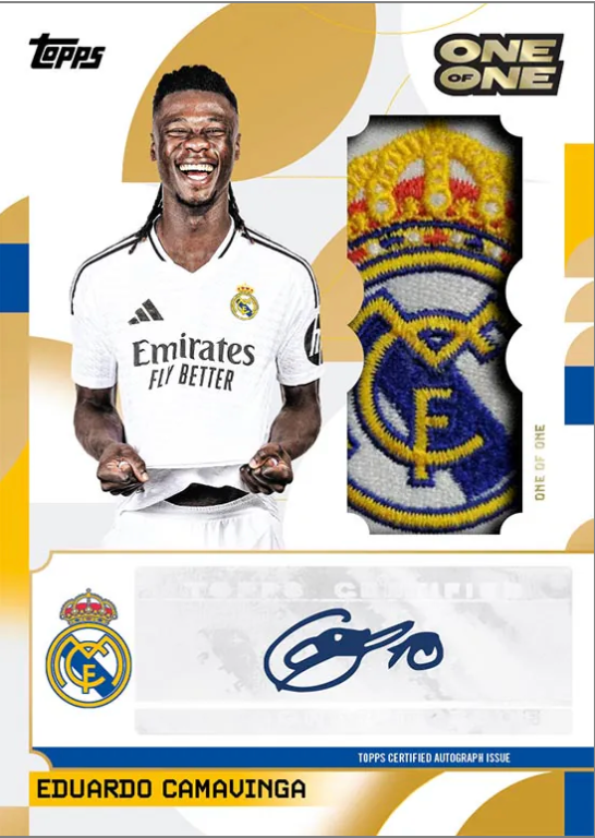 2024-25 TOPPS REAL MADRID TEAM SET BOX
