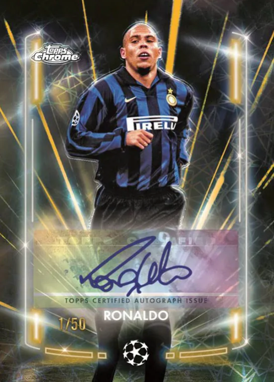 2024-25 TOPPS CHROME UEFA CLUB COMPETITIONS HOBBY BOX