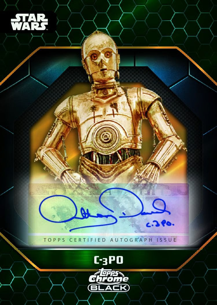 2024 TOPPS CHROME BLACK STAR WARS BOX