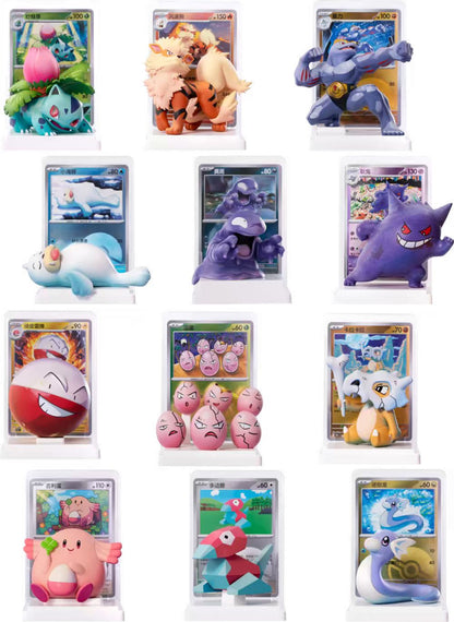 S-CHINESE POKEMON 151 DREAM PAINTING FIGUR SET