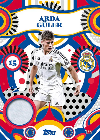 2024-25 TOPPS REAL MADRID TEAM SET BOX