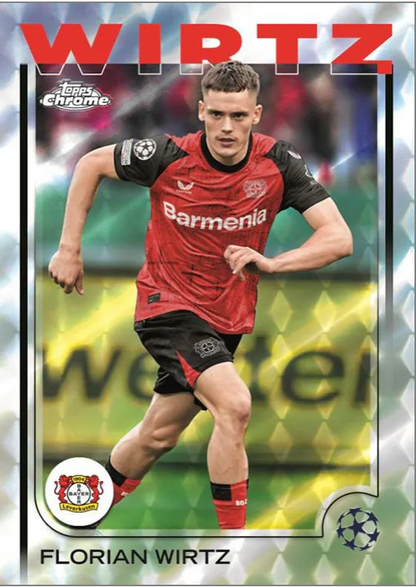 2024-25 TOPPS CHROME UEFA CLUB COMPETITIONS HOBBY BOX
