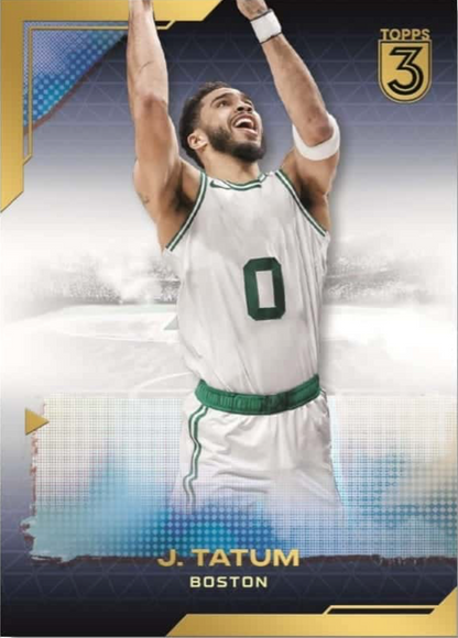 2023-24 TOPPS THREE BASKETBALL HOBBY BOX