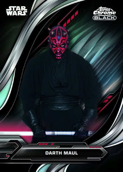 2024 TOPPS CHROME BLACK STAR WARS BOX