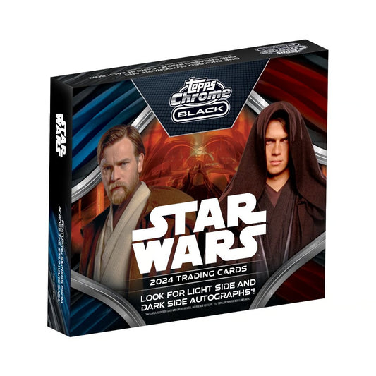 2024 TOPPS CHROME BLACK STAR WARS BOX