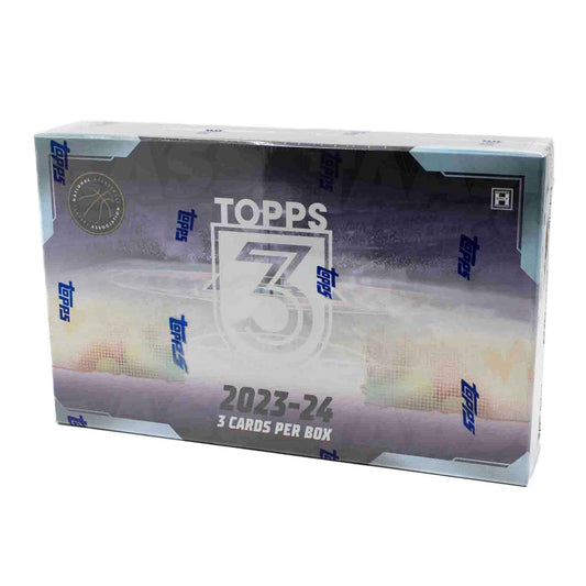 2023-24 TOPPS THREE BASKETBALL HOBBY BOX